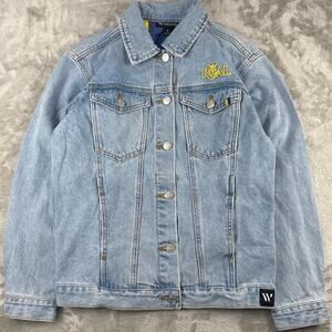 The Wild Collective Real Salt Lake MLS Women’s Denim Jacket Size Small NWT B35